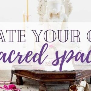 How to create your own sacred space_Mystic cat blog banner