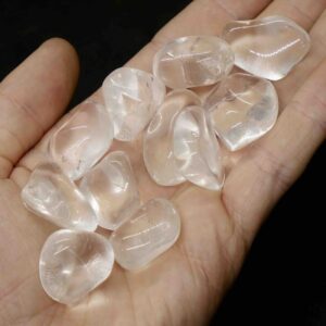 Clear Quartz Crystal Tumbled Stones LG 3