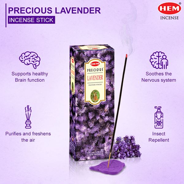Precious lavender incense sticks Hem