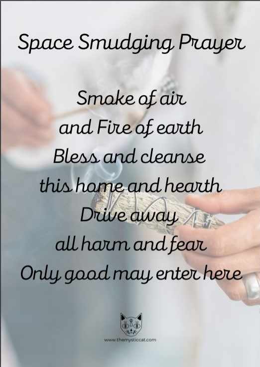 Smudging prayer for people
