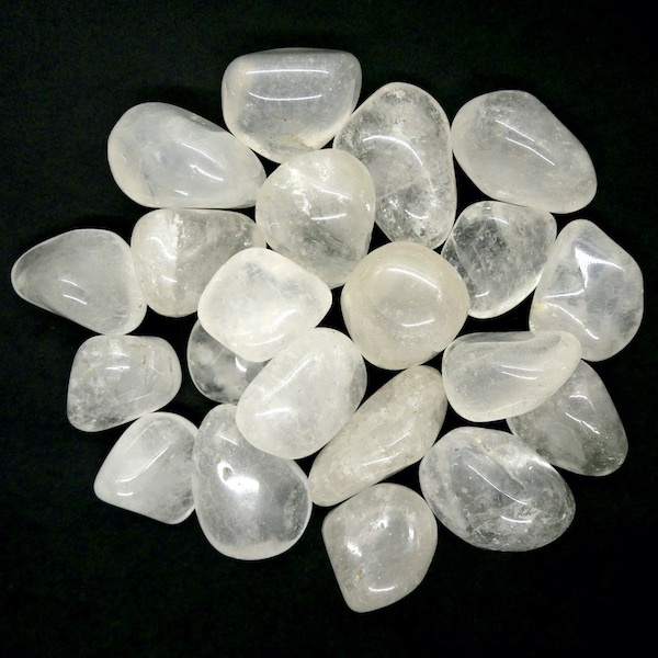 Clear Quartz Crystal Tumbled Stones L-XL 1