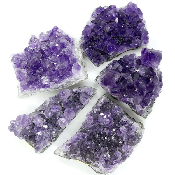 Amethyst Drusy Clusters Small 20-40g A02-1 1