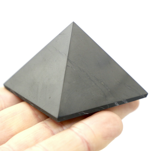 Shungite Polished Pyramid Classic 5cm 2