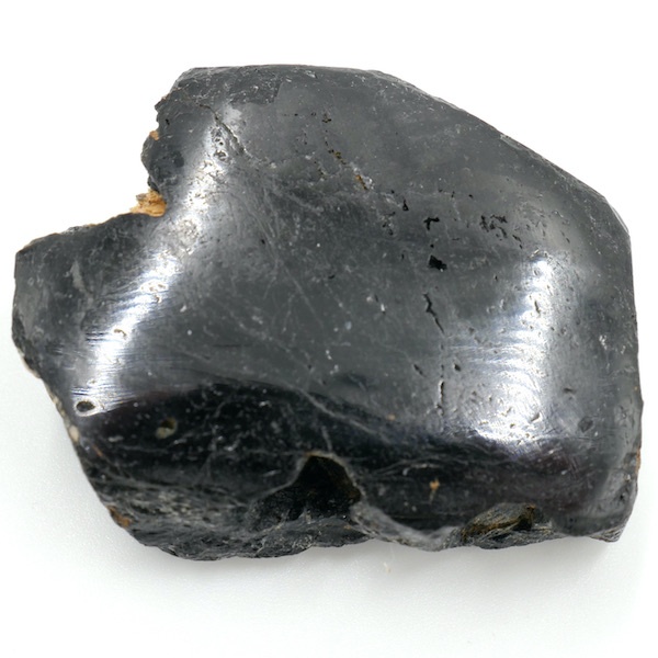 Tourmaline, Black Polished One Side 5.5cm 85g 1 T05 12