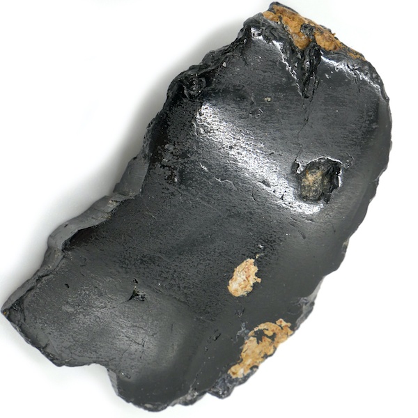 Tourmaline, Black Polished One Side 6.5cm 80g 1 T05 8