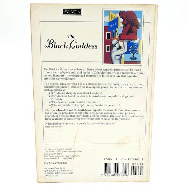 Black Goddess And the Sixth Sense 1 B12 back cover