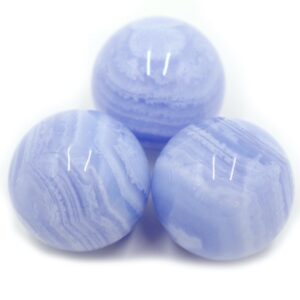 Agate, Blue Lace Polished Mini Sphere 1.5cm 1 SE02 2
