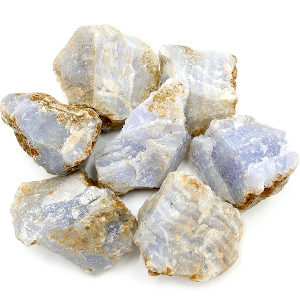 Blue Lace Agate Rough Pieces B Grade 40-60g 1
