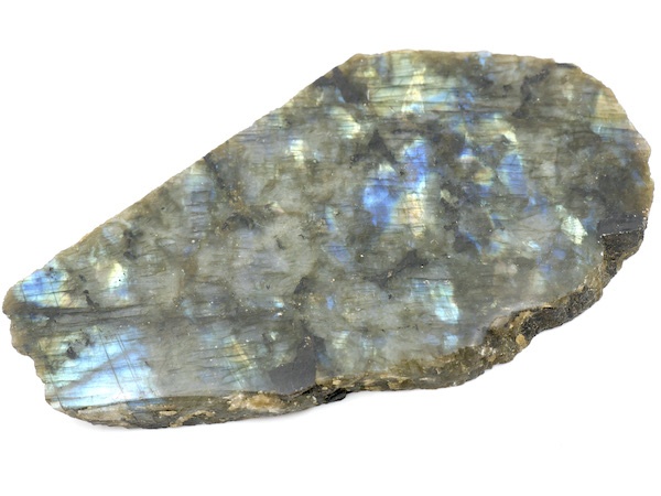 Labradorite One Side Polished Slice XL 17cm 1 L02 15