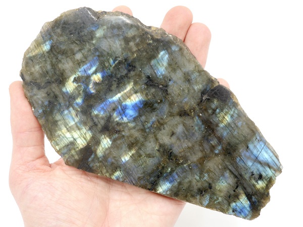 Labradorite One Side Polished Slice XL 17cm 3 L02 15