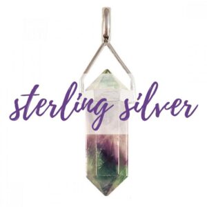Sterling Silver Crystal Pendants