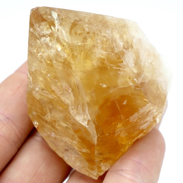 Citrine, Heated Candle Point 100-120g 2 C02 7