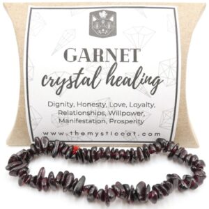 Garnet Crystal Healing Bracelet