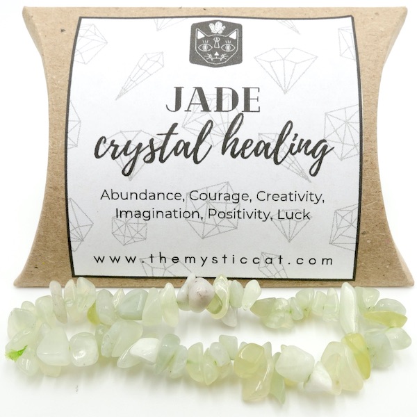 Jade Chip Crystal Healing Bracelet
