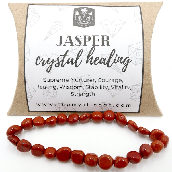 Jasper Nugget Crystal Healing Bracelet