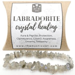Labradorite Chip Crystal Healing Bracelet