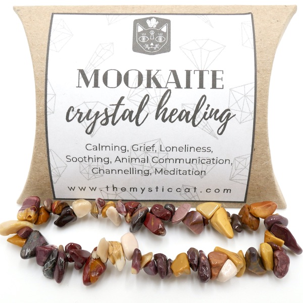 Mookaite Chip Crystal Healing Bracelet