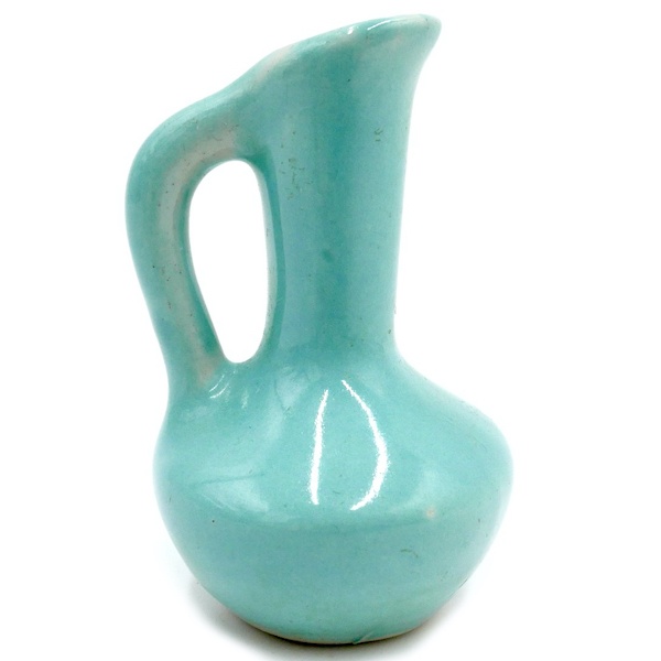 Turquoise water element vintage jug small