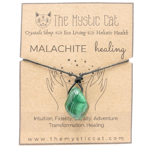 Healing Necklace Malachite 1