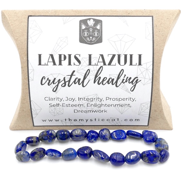 Lapis Lazuli Crystal Healing Bracelet - Nugget 1