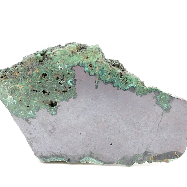 Cuprite with Native Copper Polished Slice 7.5cm 89g 1 C12 6