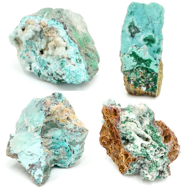 Chrysocolla, Drusy Coated Small C29/21-34 GROUP SHOT