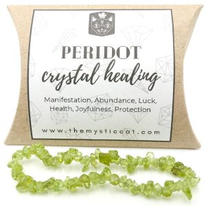 Peridot Crystal Healing Bracelet Cover