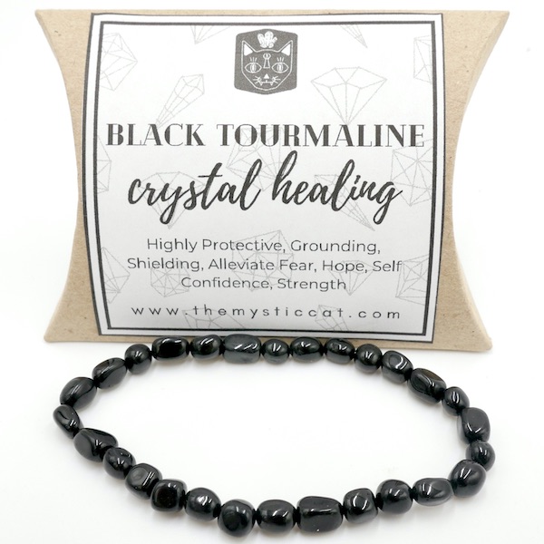 Tourmaline Black Crystal Healing Bracelet Cover