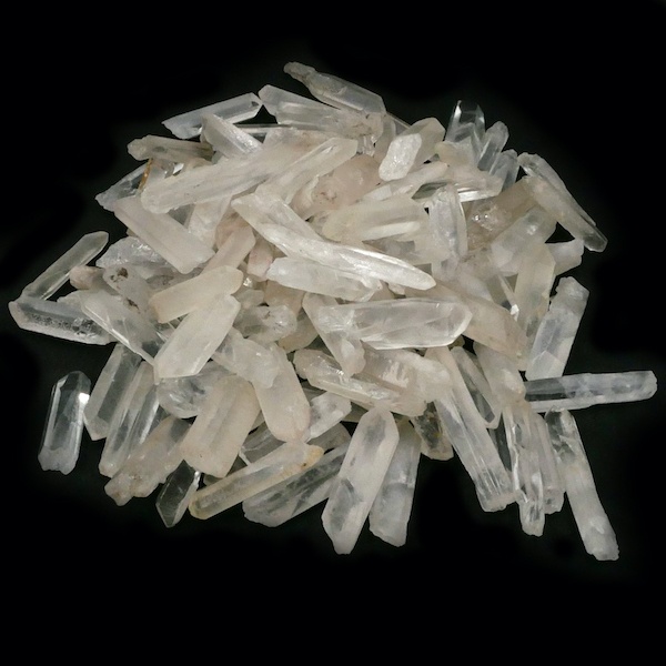 Quartz, Clear Crystal Points >1g PACK OF 10 1 Q07 1