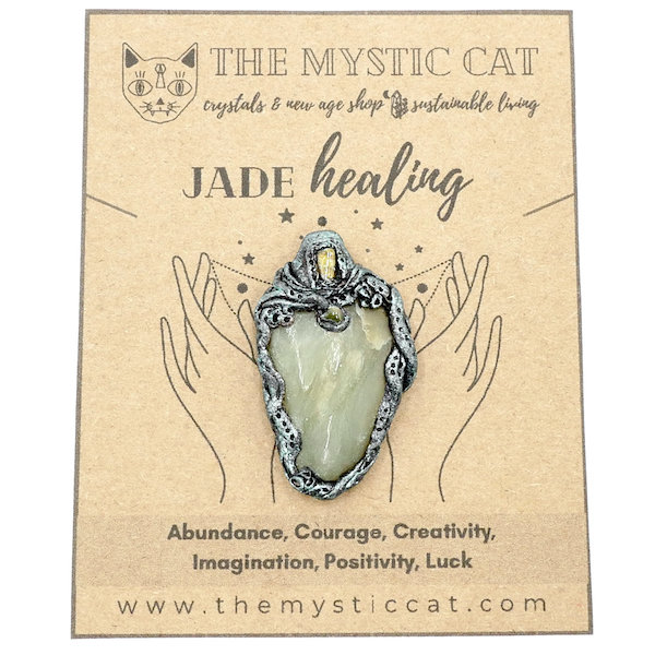 Jade Tumbled Clay Necklace 1 MCCLJD1