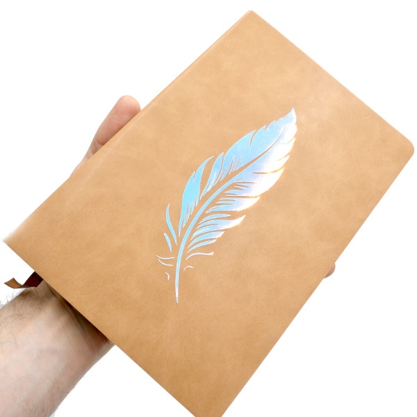 A5 Book Diary Holographic Feather 3