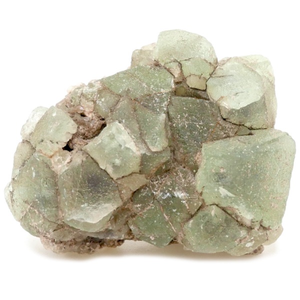 Fluorite, Green Frosted Cluster 4.5 1 SP04 12