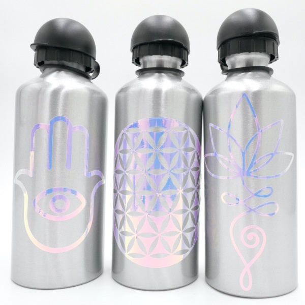 Water Bottle Holographic 600ml Cover
