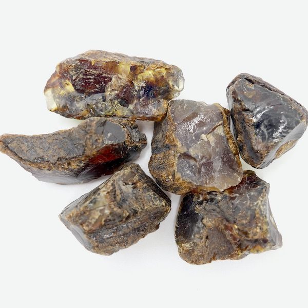 Amber, Blue Fossil Specimen 9-10g Group 5 A21