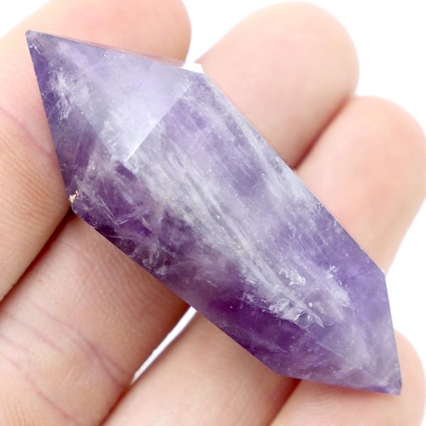 Amethyst Double Terminated Polished Point 5.5cm 2 DT01 13
