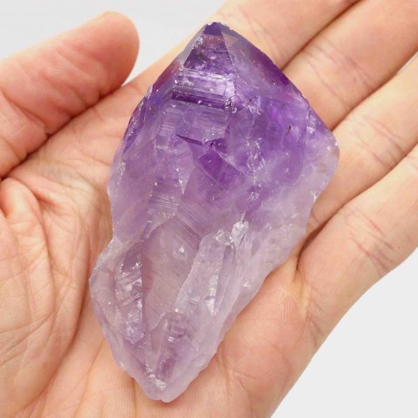 Amethyst Natural Rough Crystal Point 7-8cm 3