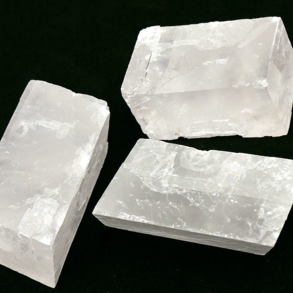 Calcite, Clear Rough Pieces 40-60g 1