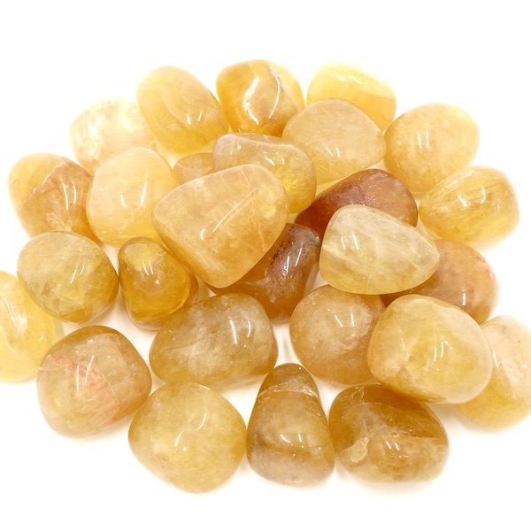 Calcite, Honey Tumbled Stone 1 L-XL