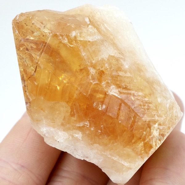 Citrine, Heated Candle Point 120-140g 2 C02 8