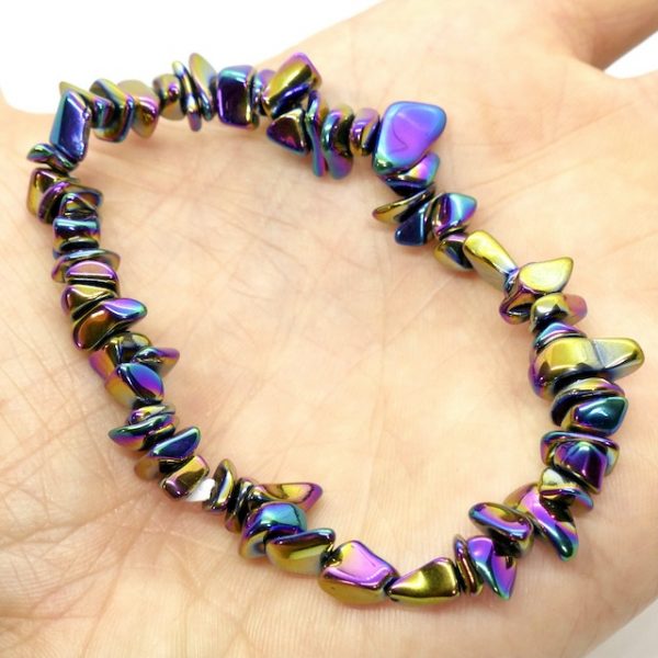 Hematite Rainbow Crystal Healing Bracelet 2