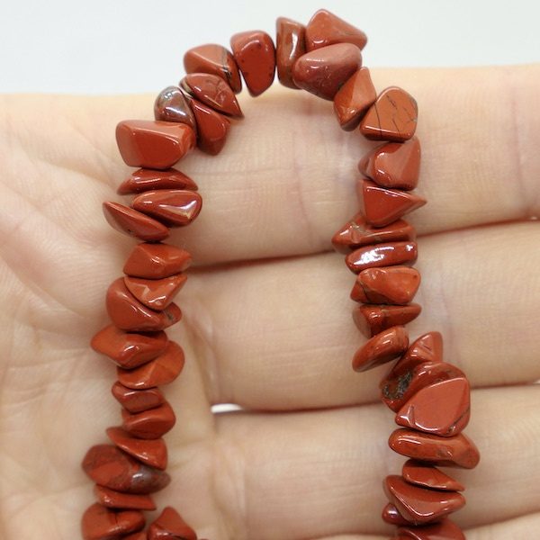 Jasper, Red Chip healing bracelet (VARIATION) 2