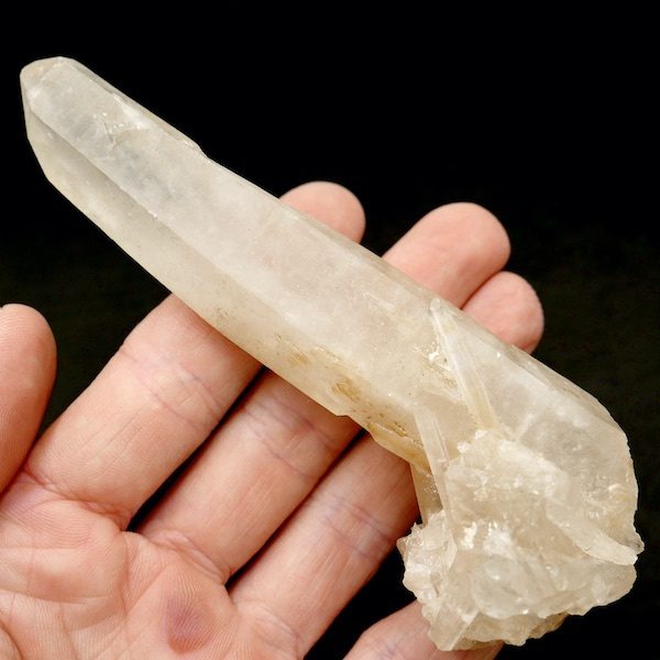 Natural Long Zambian Quartz Crystal 120g 13.5cm 2 Q26 6