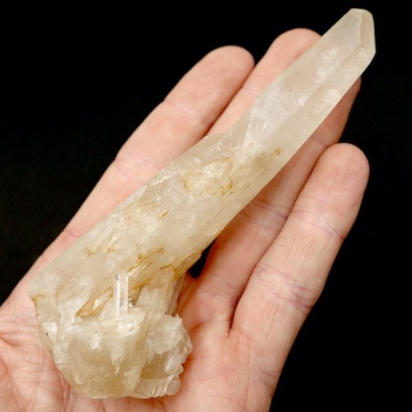 Natural Long Zambian Quartz Crystal 120g 13.5cm 3 Q26 6