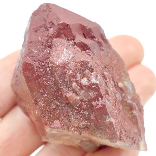Quartz, Red Hematoid Crystal Point 6cm 106g 2 Q31 6
