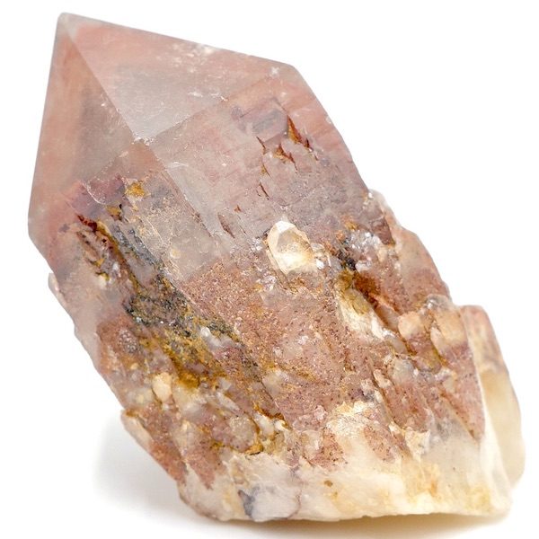 Quartz, Red Hematoid Crystal Point 8cm 198g 1 Q31 5