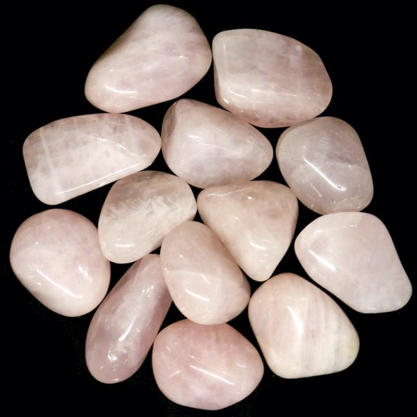Rose Quartz Tumbled Stones L-XL 1