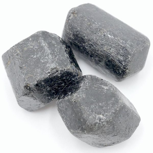 Tourmaline, Black Alluvial Rough Crystal 10-20g 1 T19 11