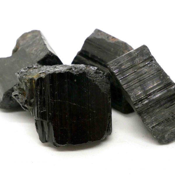 Black Tourmaline Rough Pieces 40-60g