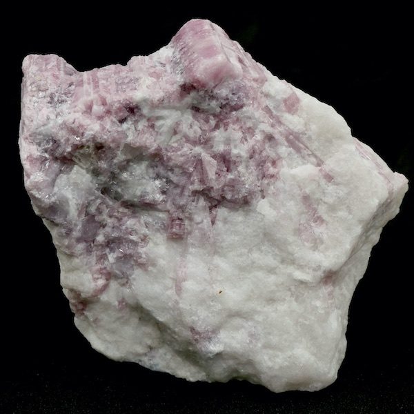 Tourmaline, Pink Rubellite with Lepidolite & Quartz Specimen 7.5cm 195g 1