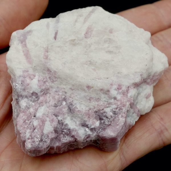 Tourmaline, Pink Rubellite with Lepidolite & Quartz Specimen 7.5cm 195g 3